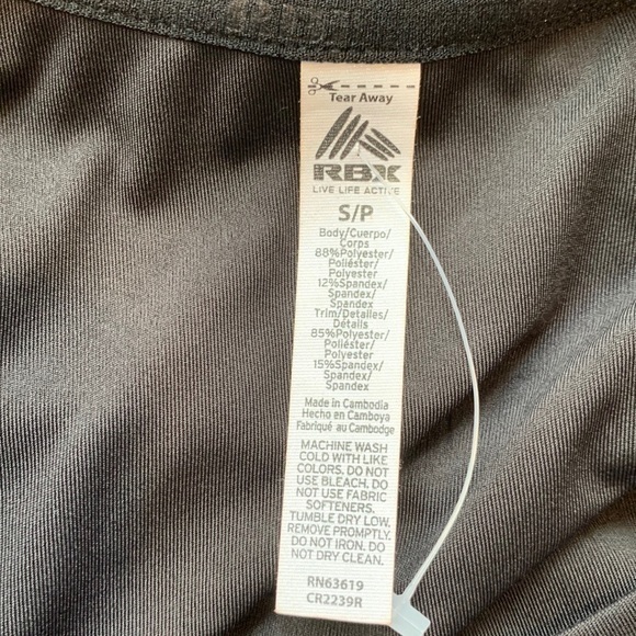 NWOT RBX Live Life Active Women’s Vented Back Short Sleeves Top - Picture 4 of 4